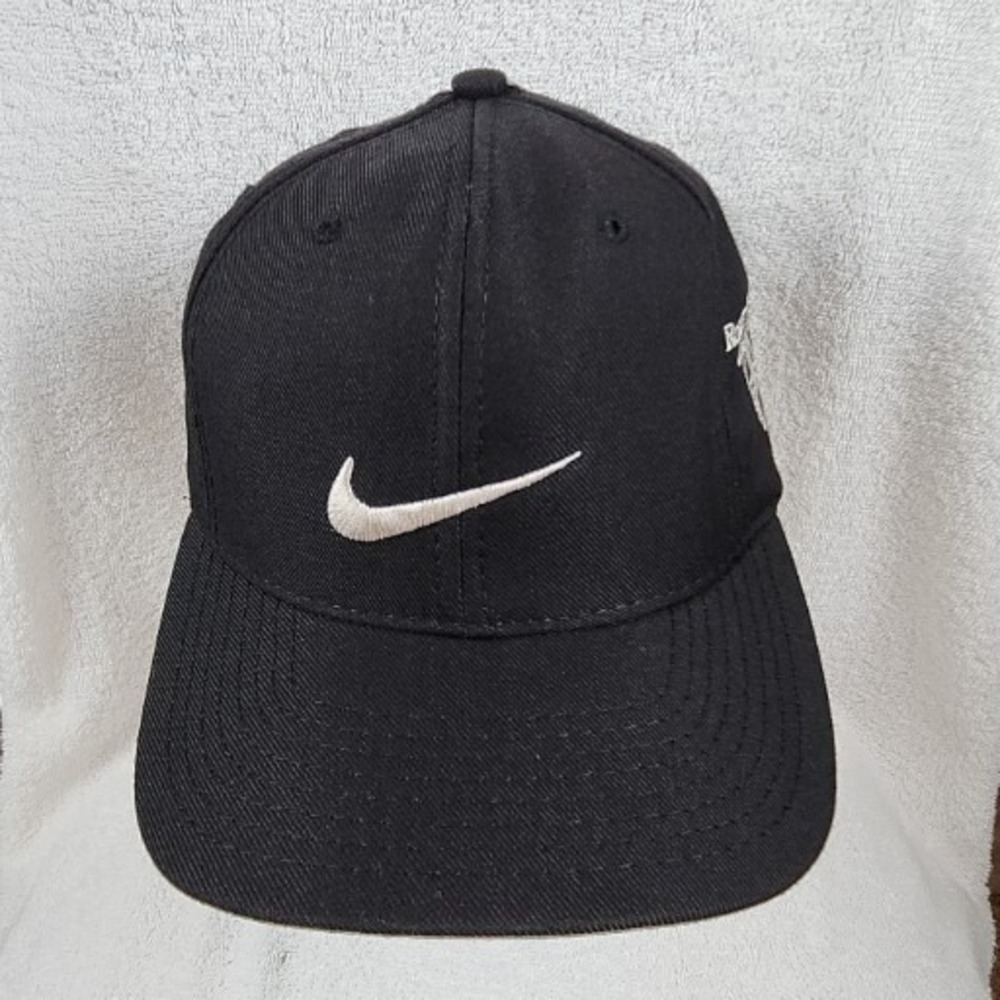 Vintage Nike Golf Robert Trent Jones Trail Hat Cap Fitted 7 3/8 Swoosh Made USA